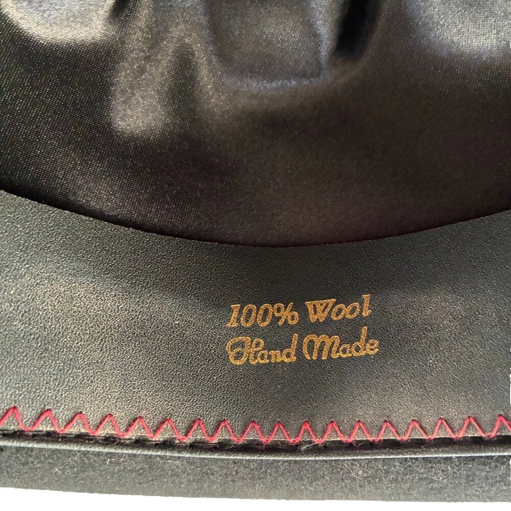 Black Bowler Hat by Christys' of London, Hand Made, 100% Wool - Picture 9 of 11